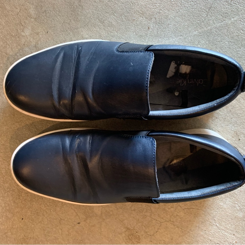 Calvin Klein Black Slip-On Loafers